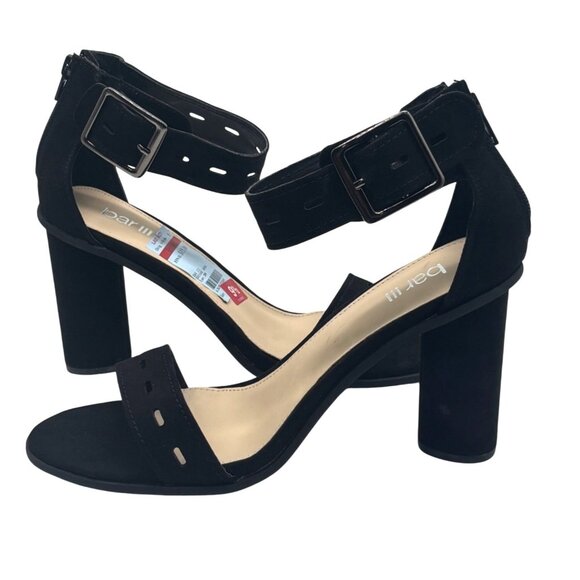 Bar III 2-piece Breeanne Sandal, Black, Size Mismatch (right 9.5/ left 10) - Picture 1 of 13